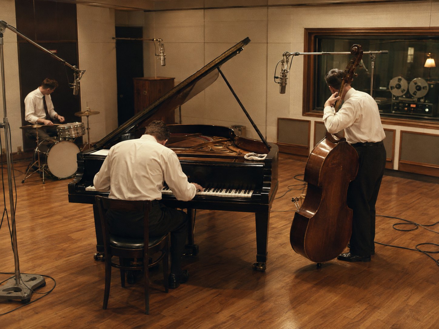 1959年12月28日,Reeves Sound Studios:三個人第一次把那套還沒被命名的語言錄進磁帶。(場景示意圖)